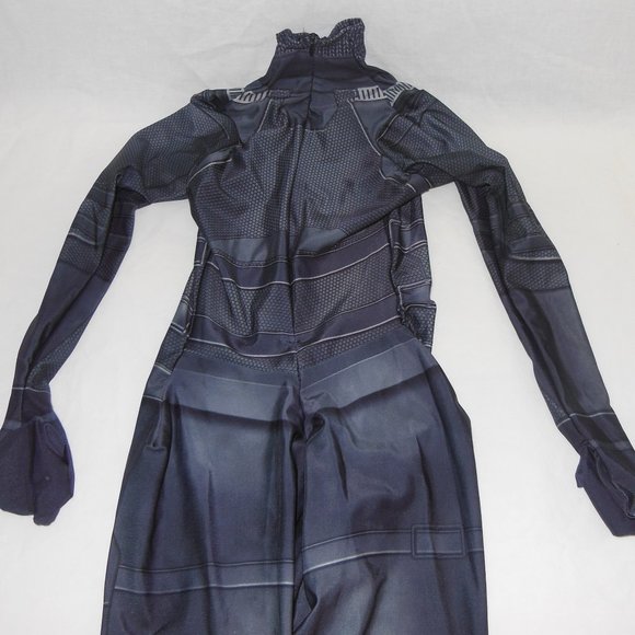 Spider-Man Bodysuit Mask Costume XXL Zentai Cosplay Halloween Black - Picture 6 of 8